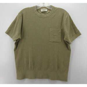 Buck Mason Sweater Medium Hemp Pullover Mob Goodfellas Leisure Ribbed*